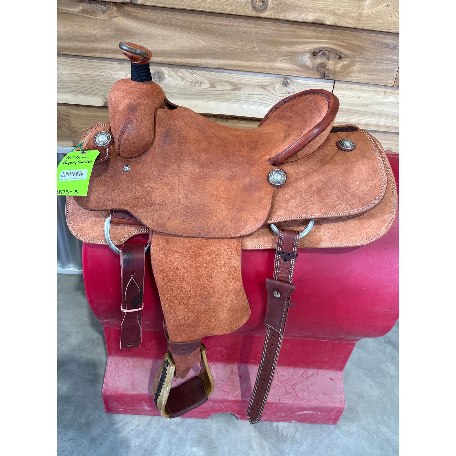 Irvine's 16" Team Roping Saddle-2