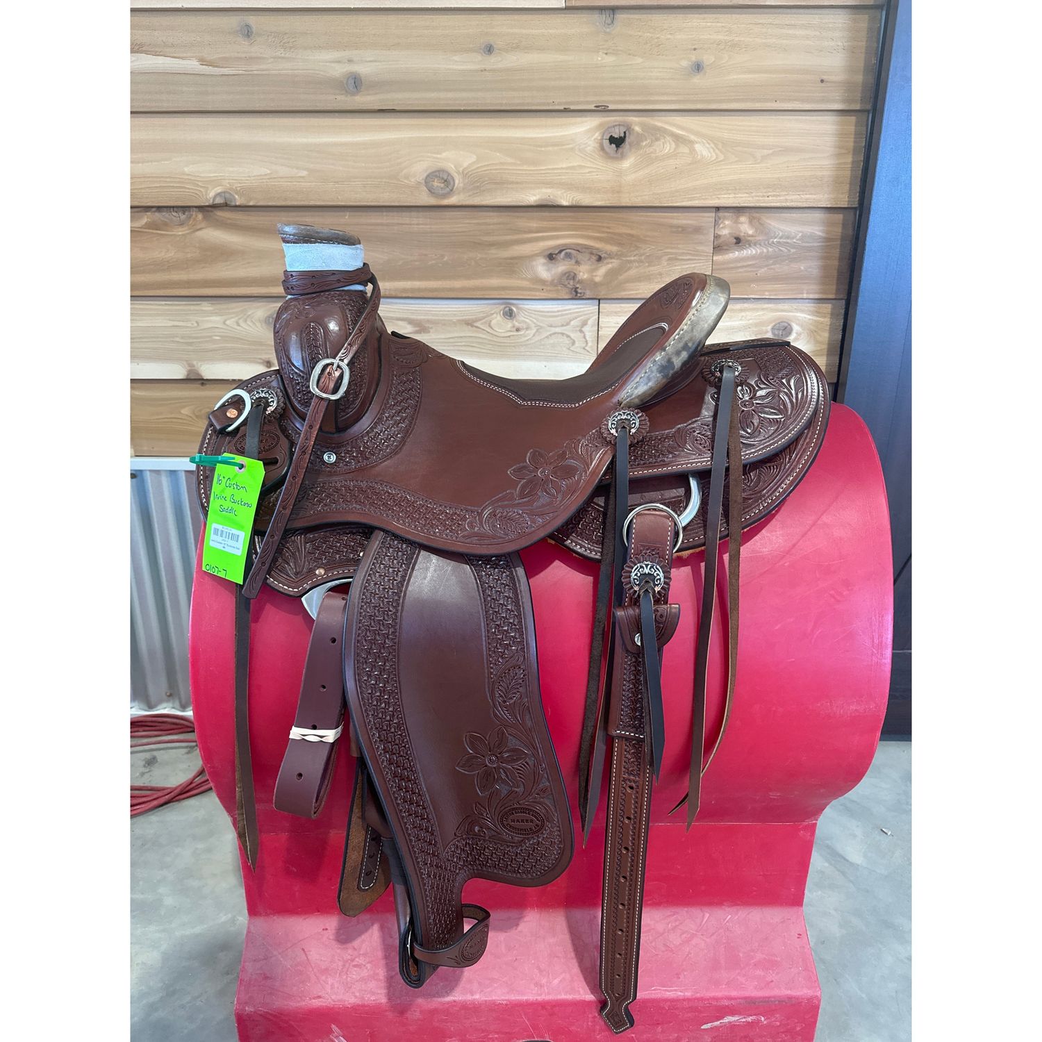 Irvine's Custom 16" Buckaroo Saddle