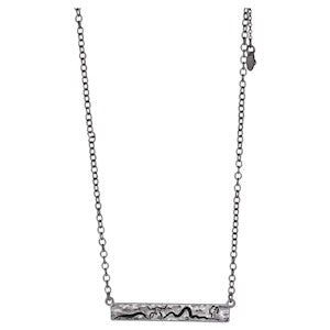 Justin Bar Necklace - Desert Steer