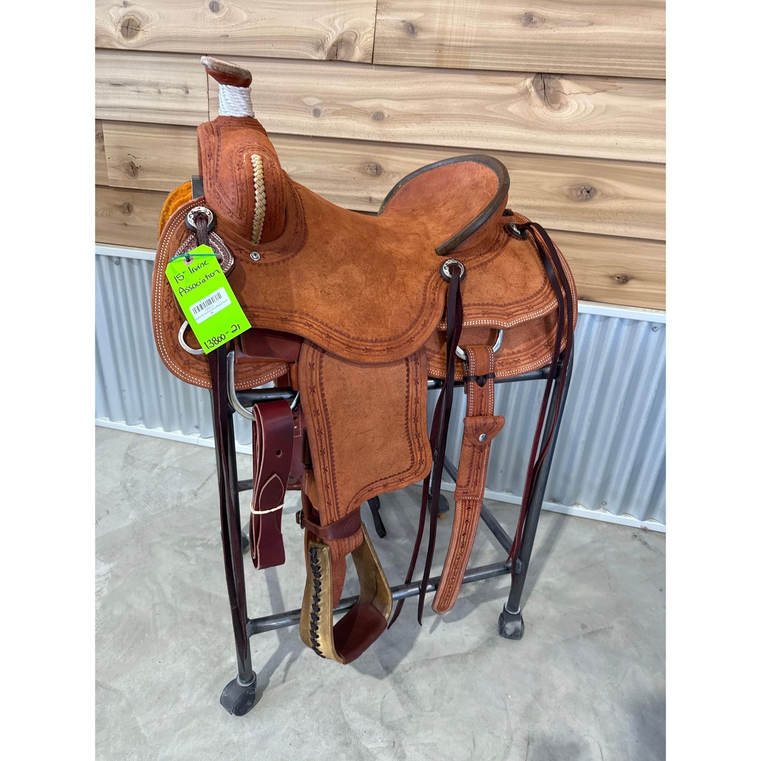 Irvine's 15" Association Ranch Saddle-2