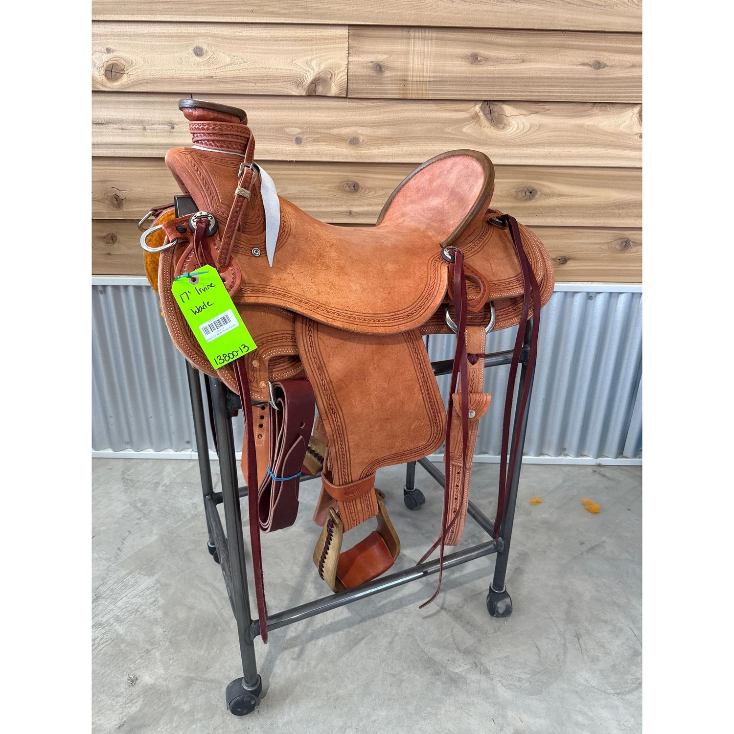 Irvine's 17" Wade Ranch Saddle-1