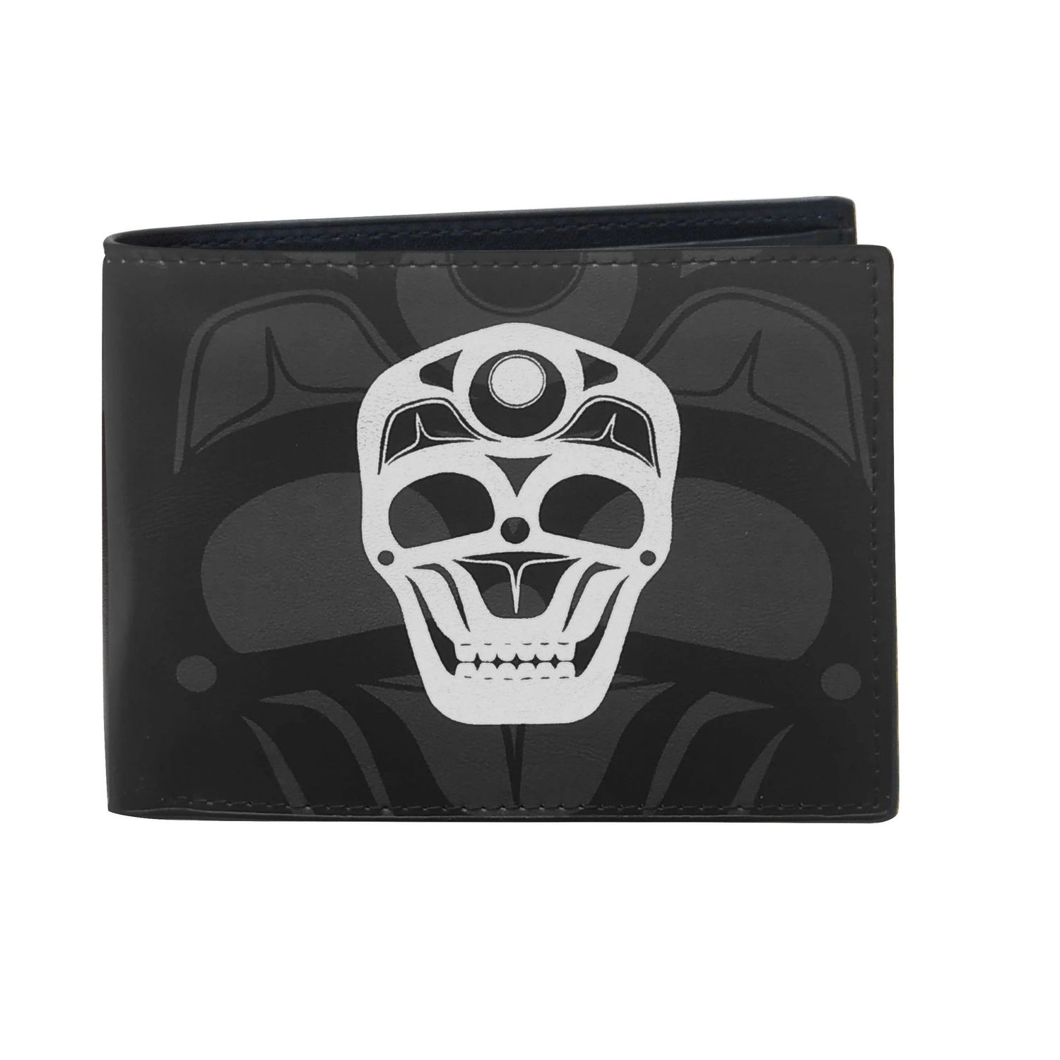James Johnson Skull Wallet- Black
