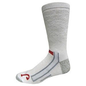 Justin Full Cushion Crew 2 pk White Medium