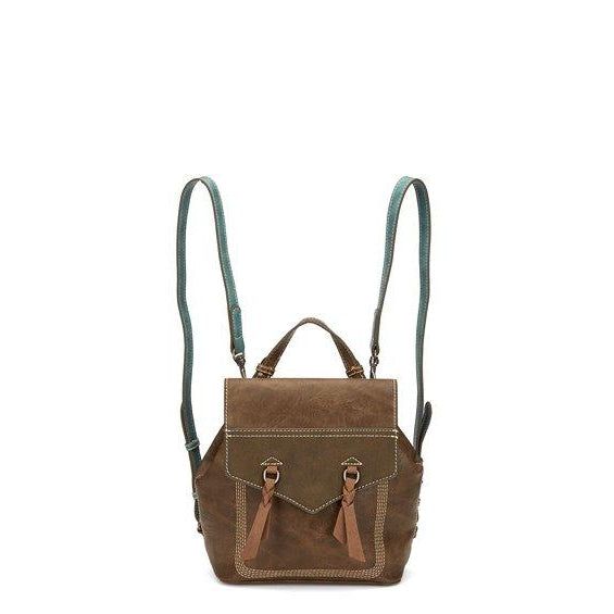 Justin Backpack Chocolate &amp; Turquoise