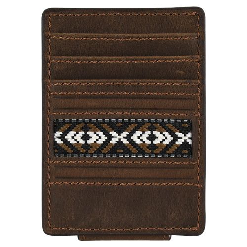 Justin Card Wallet Aztec Trim