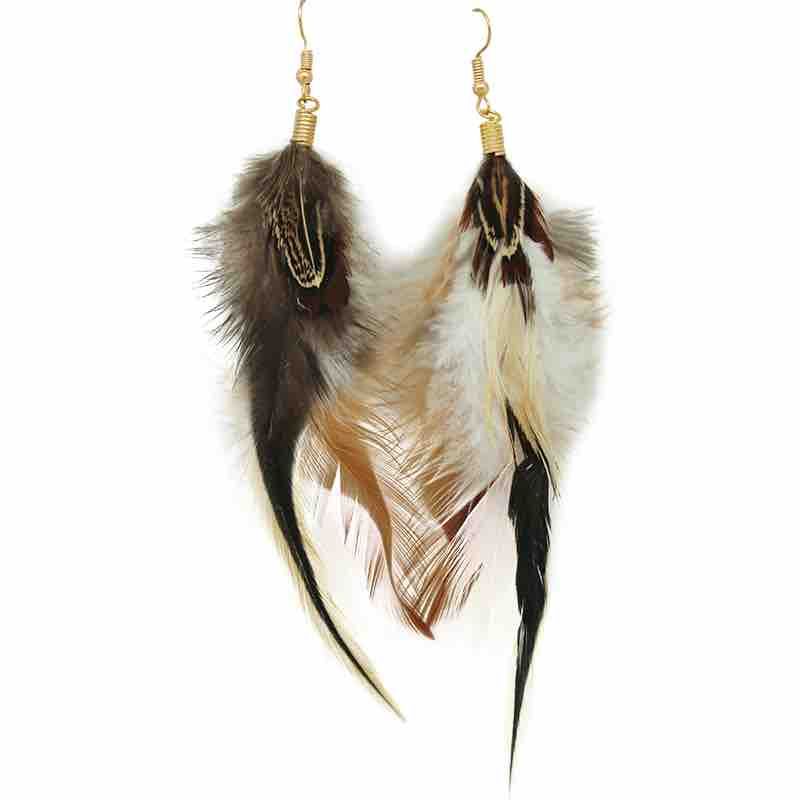 KC Earrings Feathers