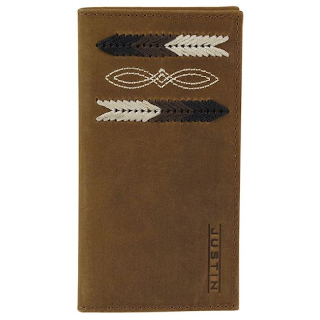 Justin Junior Rodeo Brown w/Embroidery Chevrons