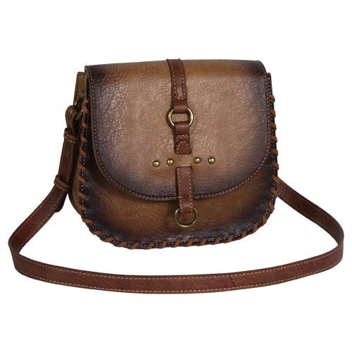 Justin Saddle Bag Burnished Amber