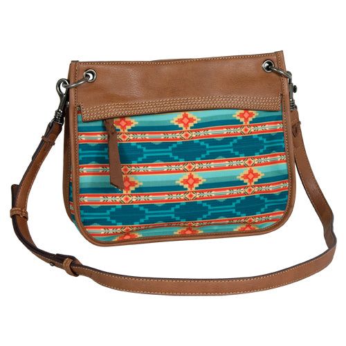 Justin Shoulder Bag Aztec Turquoise