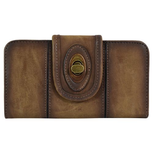 Justin Wallet Burnished Brown