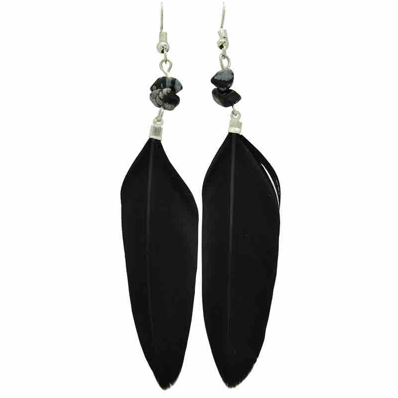 KC Earrings Feathers Assorted Colors-2