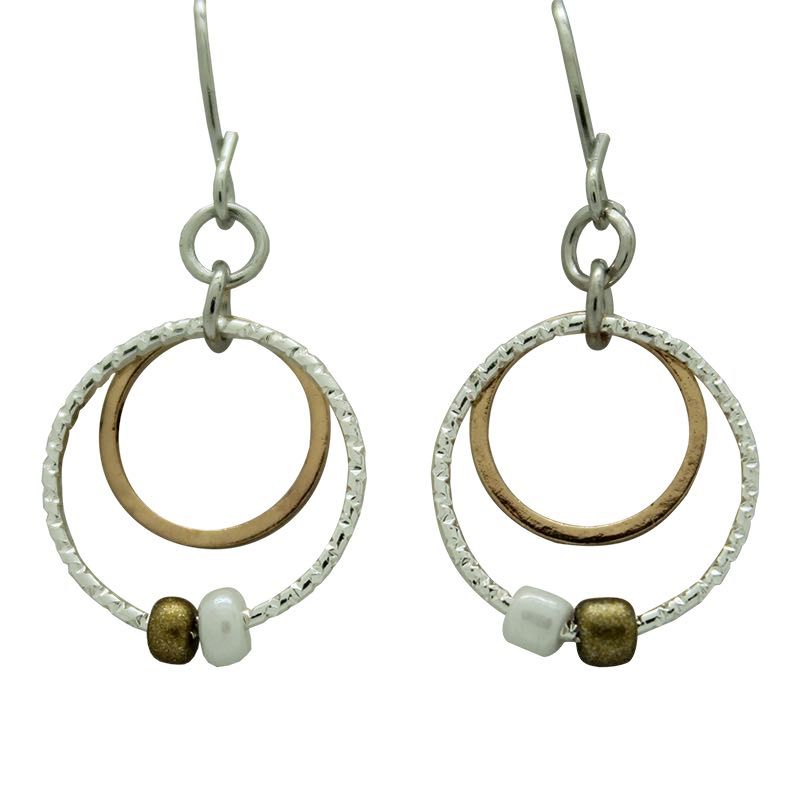 KC Earrings Silver-2