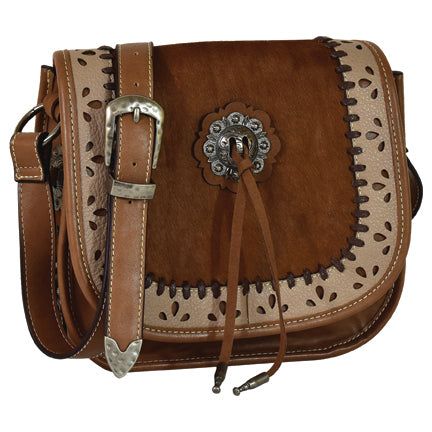 Justin Crossbody Hair on w/Concho