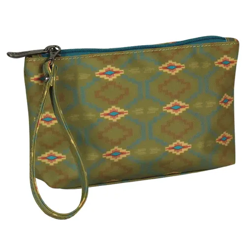 Justin Double Essentials Pouch Moss Aztec