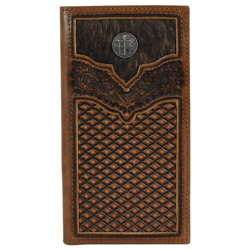 Justin Rodeo Wallet Brindle Inlay - 2122767W9