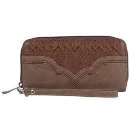 Justin Wallet Weathered Espresso