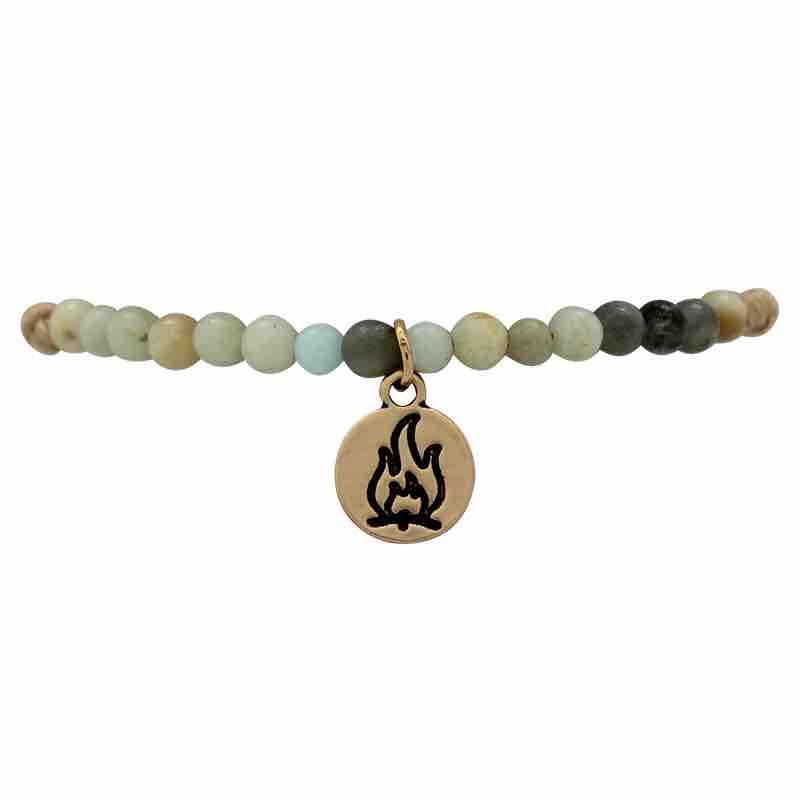 KC Bracelet Stone Campfire
