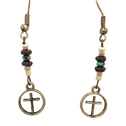 KC Earring Cross