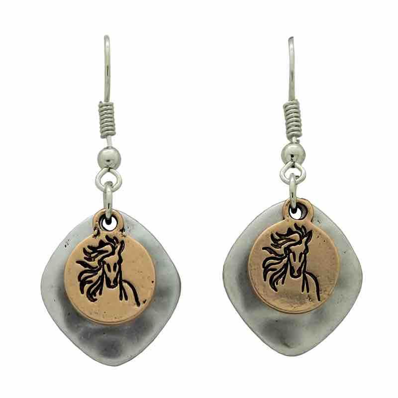 KC Earrings Horse
