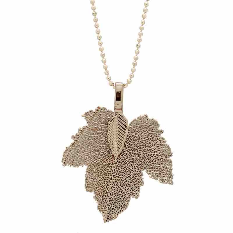 KC Necklace LC Leaf