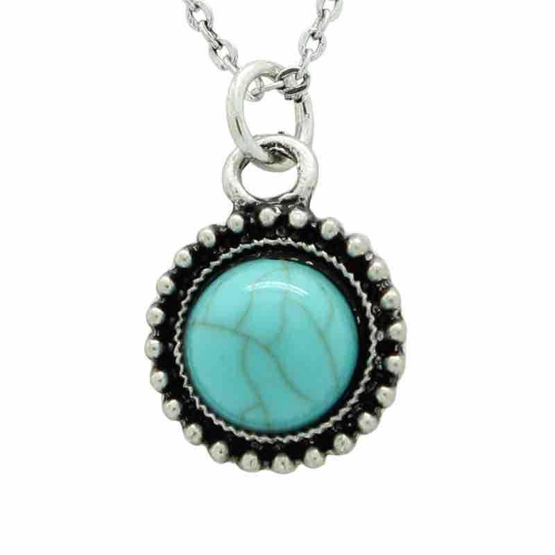 KC Necklace Turquoise Drop-1