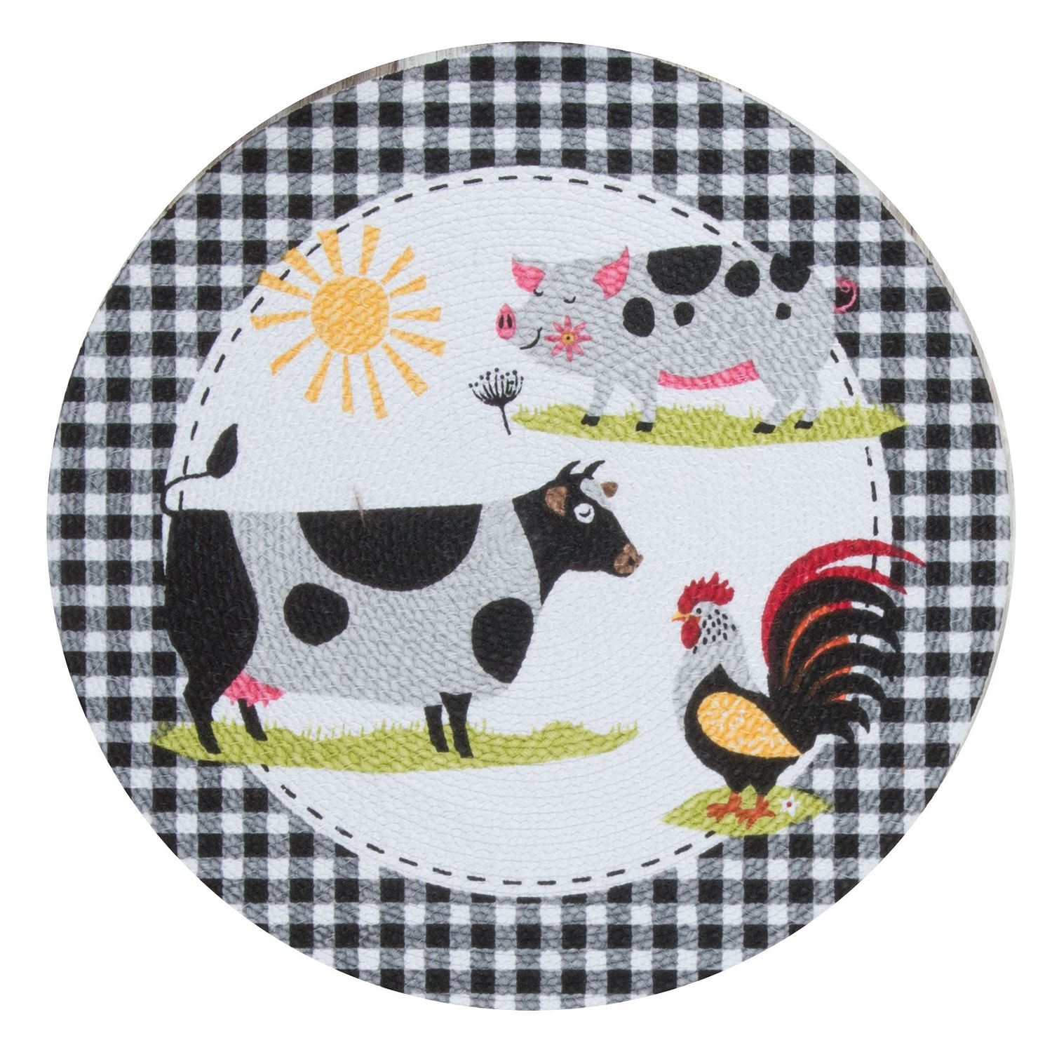 KD Farm Charm Braided Placemat