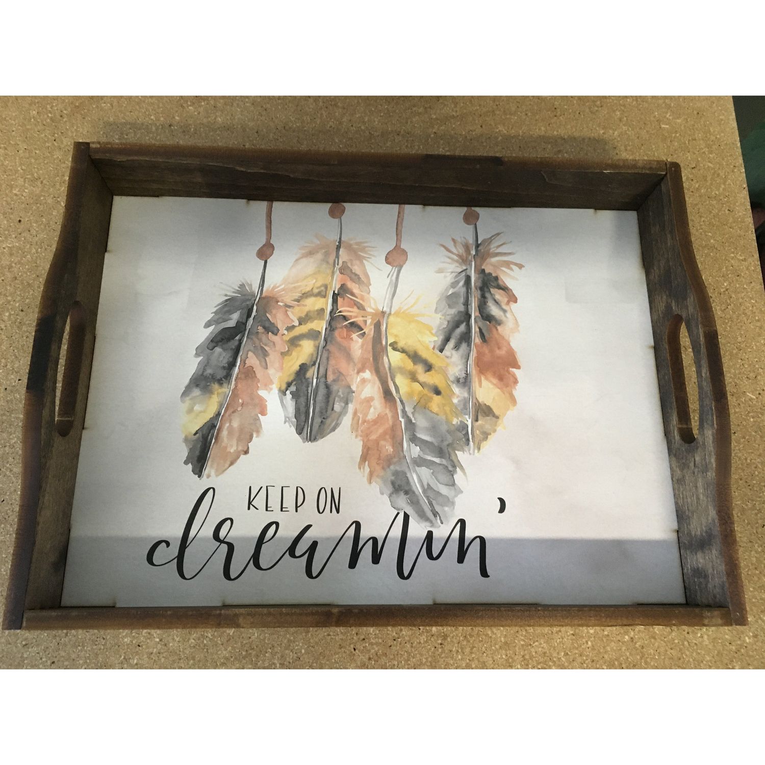 Keep On Dreamin' Large Serving Tray