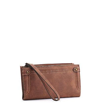 Justin Wallet Chestnut &amp; Olive