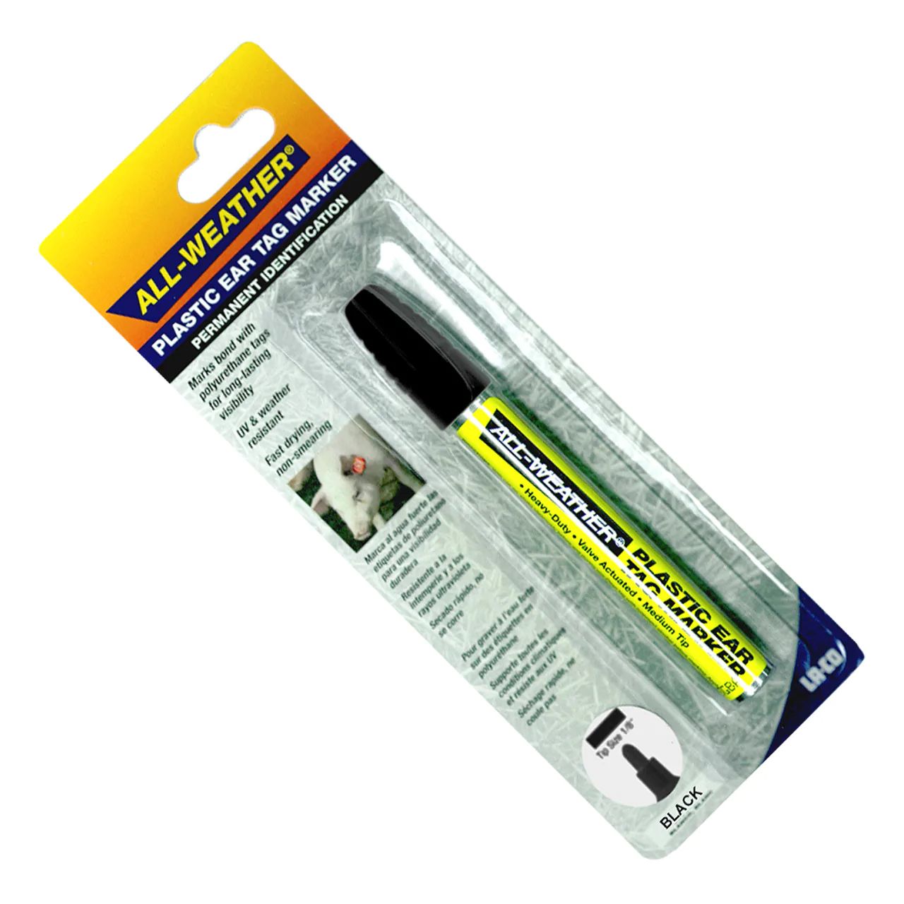 LACO Tag Marking Pen Black