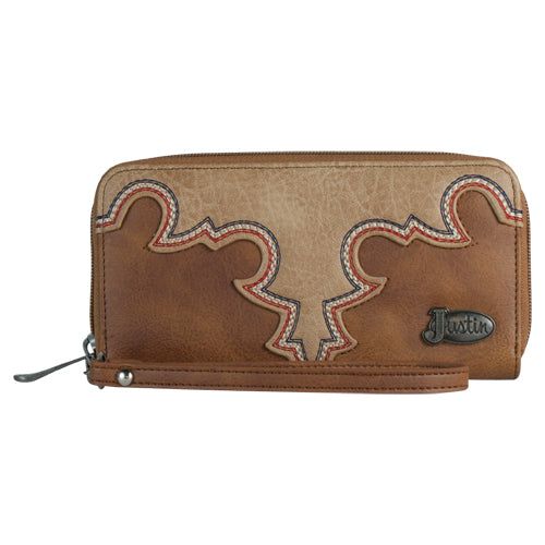 Justin Wallet Boot Stitch Yoke
