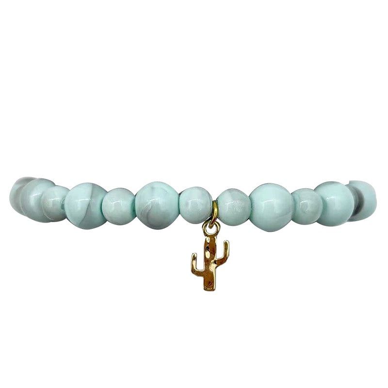KC Bracelet Blue Cactus