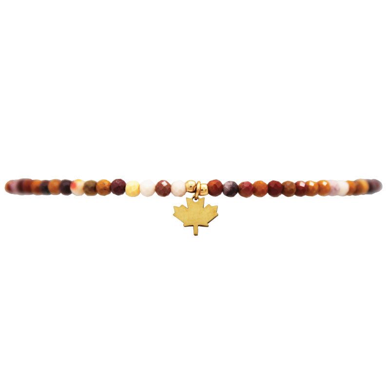 KC Bracelet Maple Brown Beads