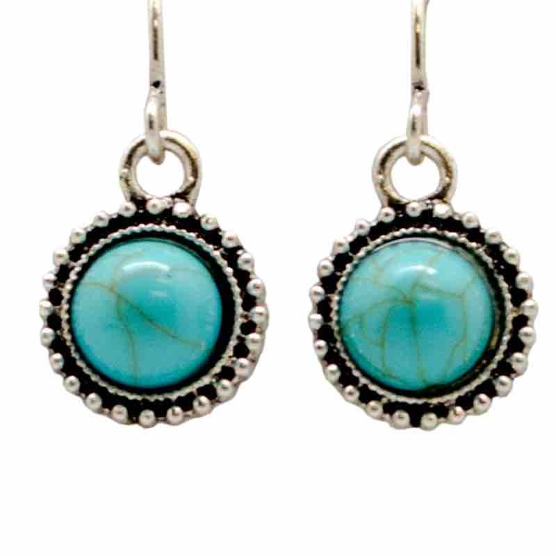 KC Earrings Turquoise Drop-1