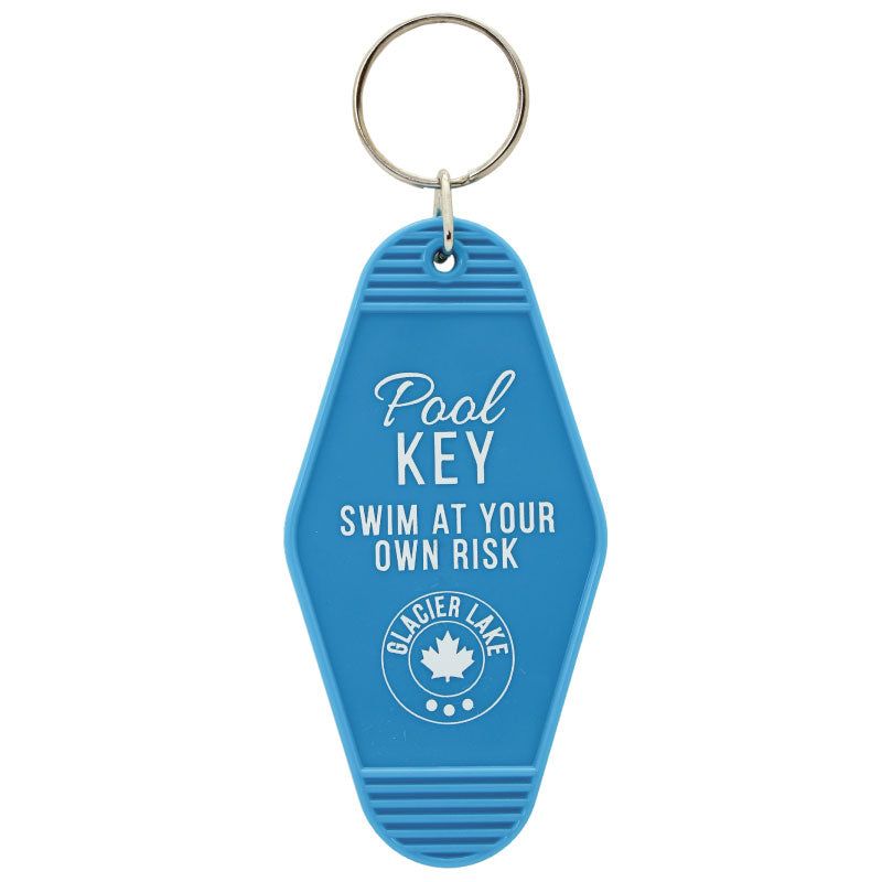 KC Gifts Key Chain Pool Key- Blue