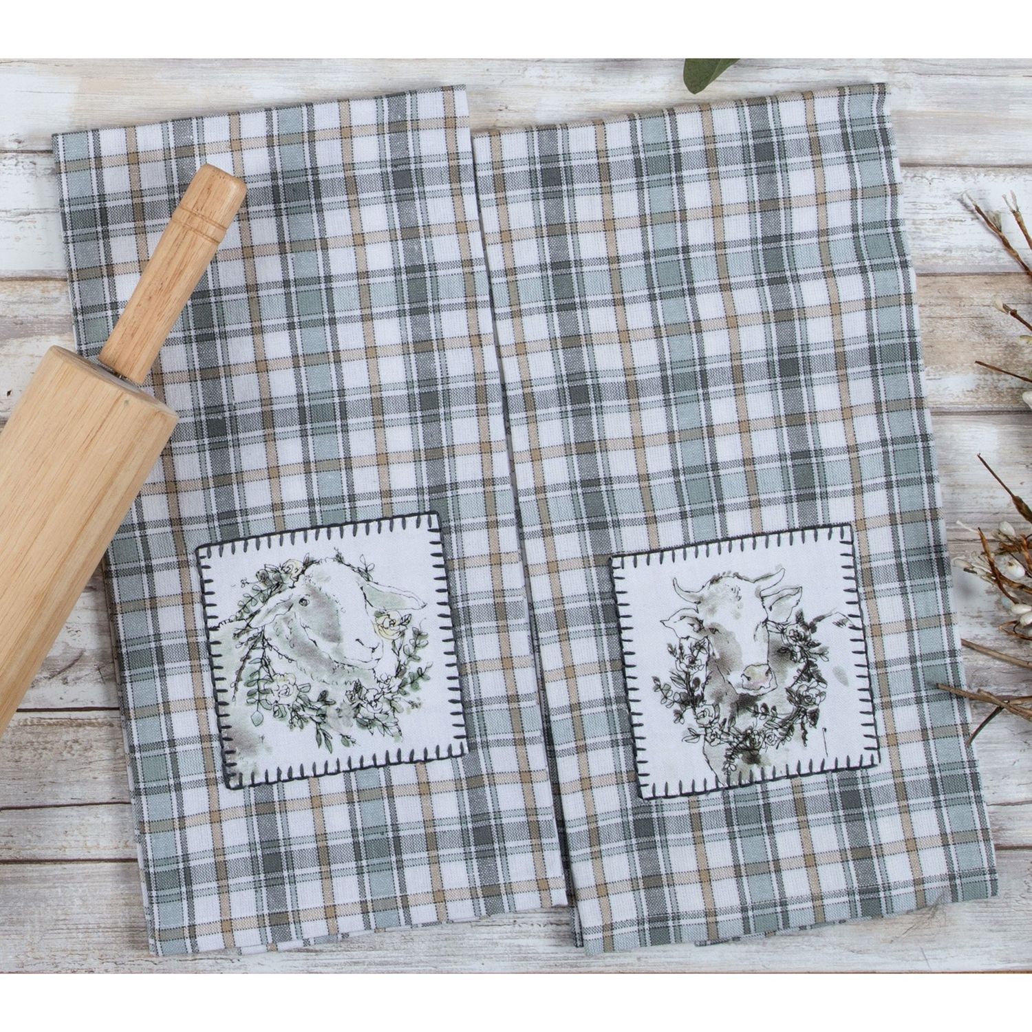 KD Modern Farmhouse Assorted Tea Towels