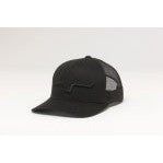 Kimes Weekly Trucker Ball Cap - Black/Black