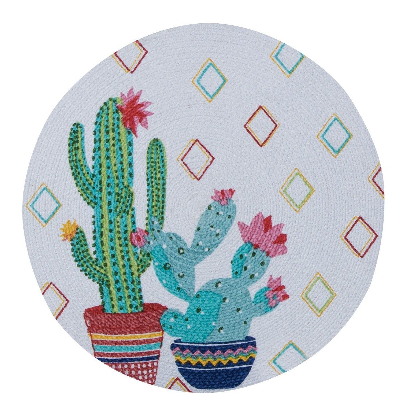 KD Cactus Garden Braided Placemat