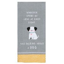 KD Dog Patch First Love Tea Towel