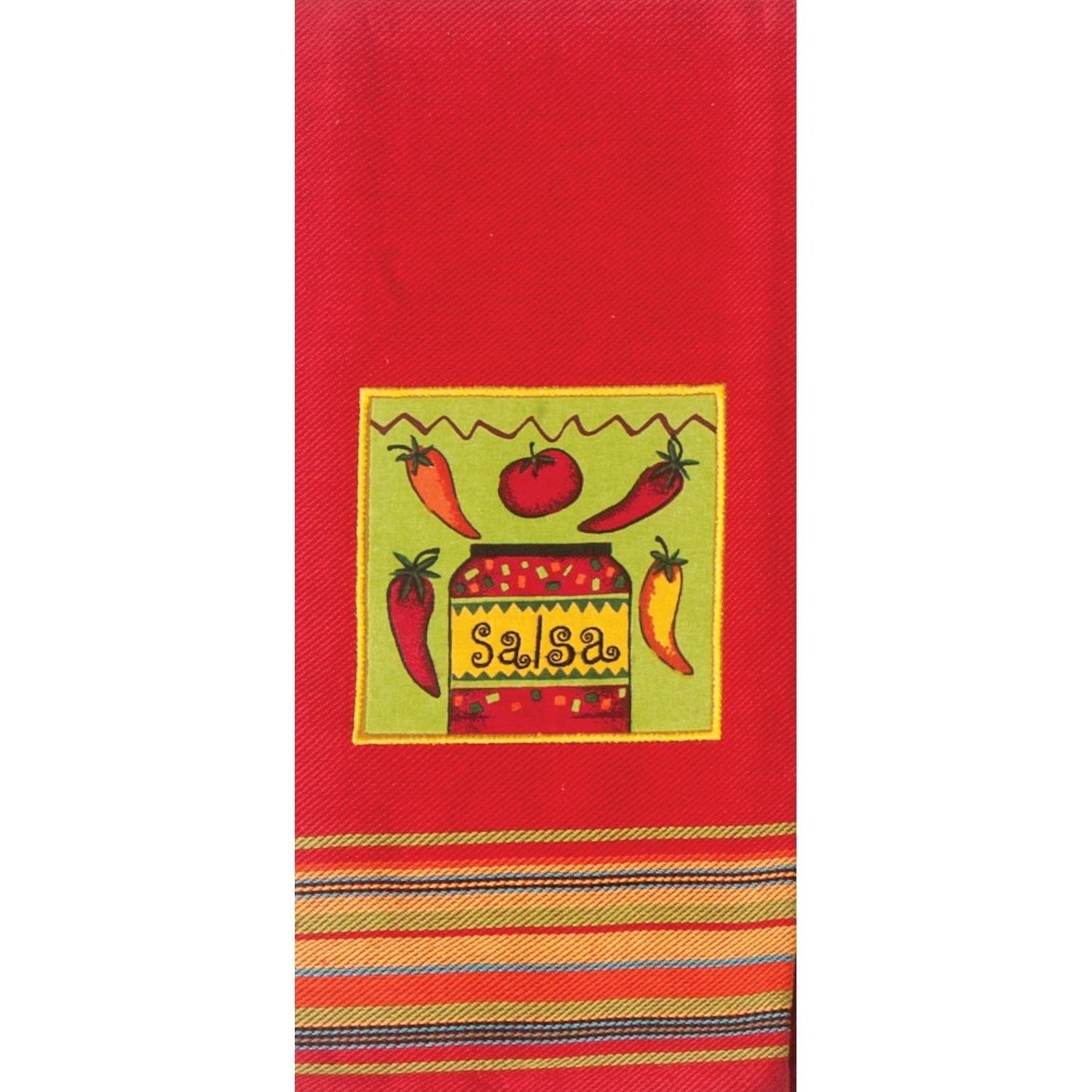 KD Salsa Applique Tea Towel