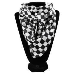 M&amp;F 33x33 Silk Checkerboard Wild Rag