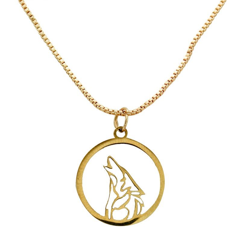 KC Necklace Wolf