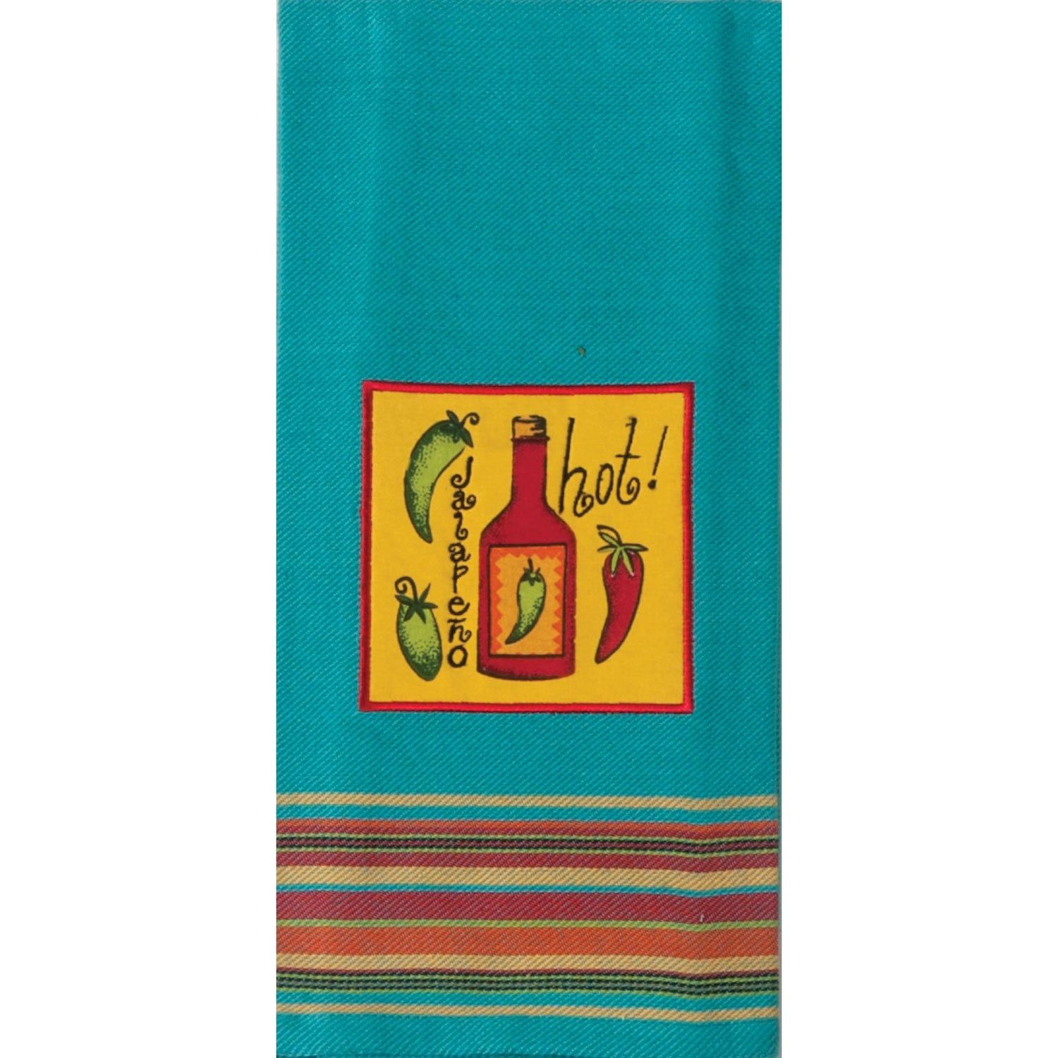 KD Hot Applique Tea Towel