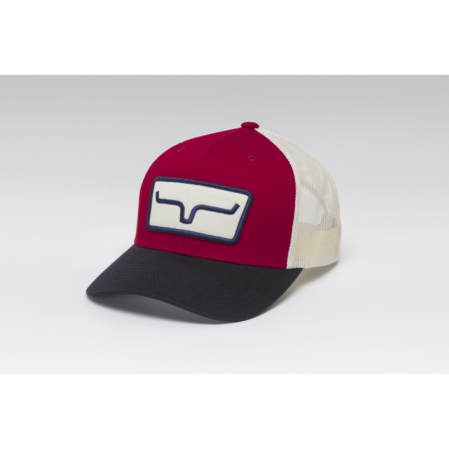 Kimes The Cutter Trucker Cap - Red/Navy
