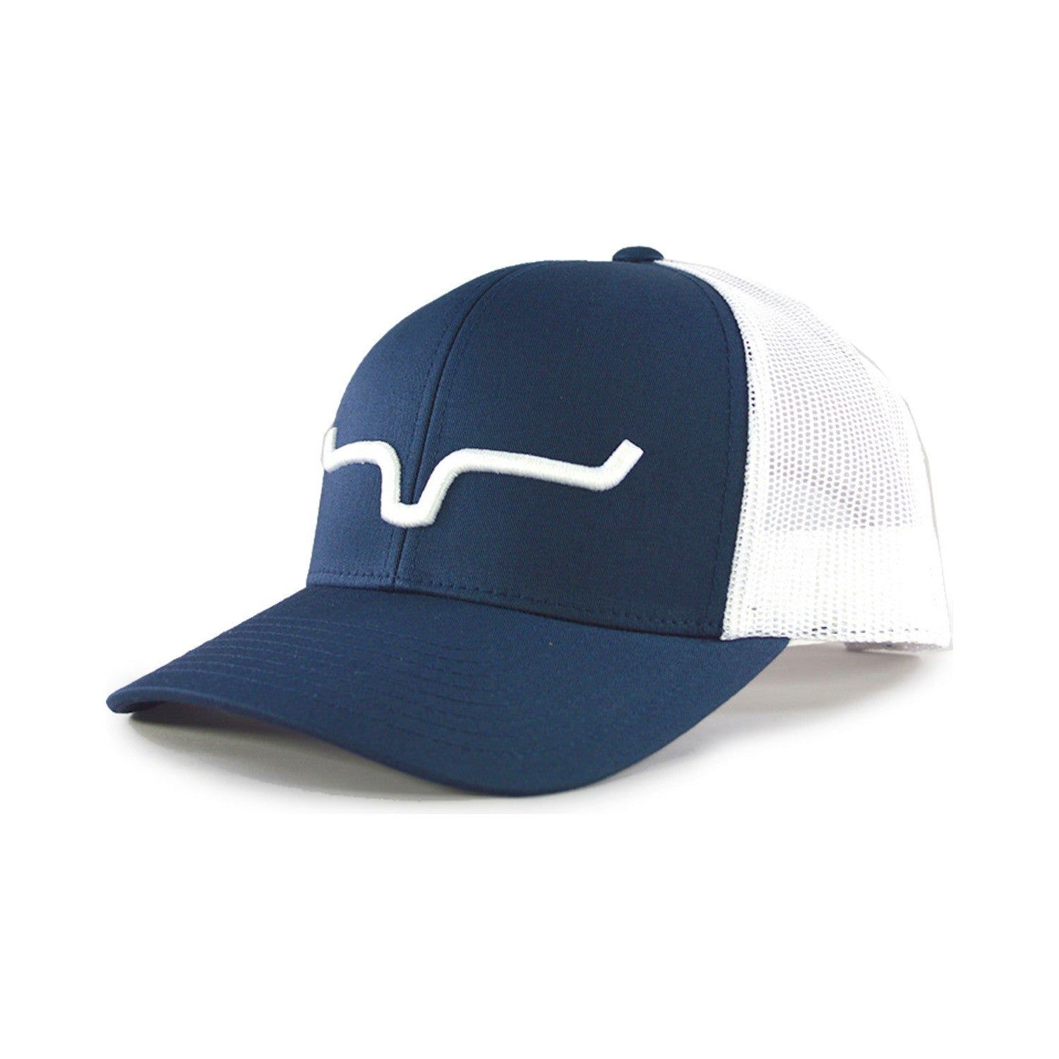 Kimes Weekly Trucker Ball Cap - Navy/White