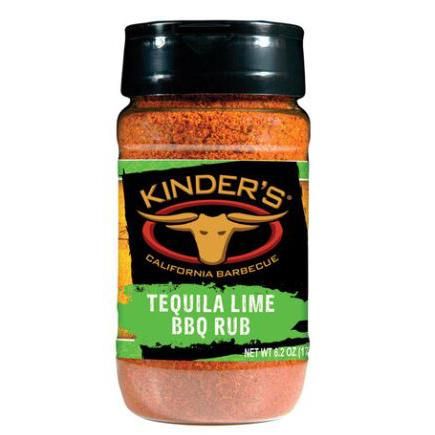 Kinder's Tequila Lime Barbeque Rub-6.2 oz