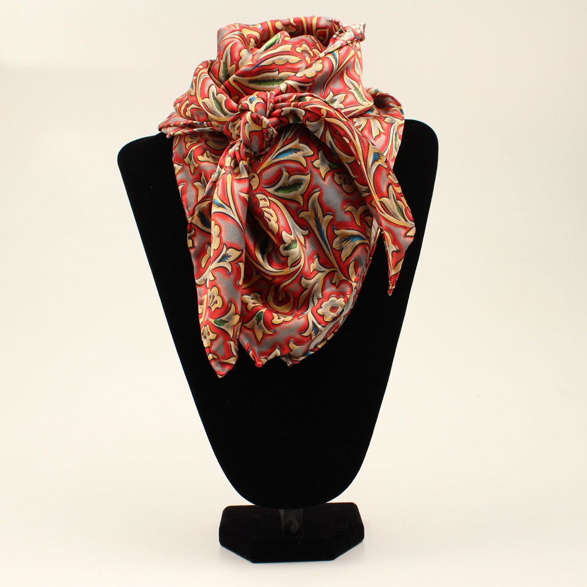M&amp;F 33x33 Silk Floral Wild Rag - Multi