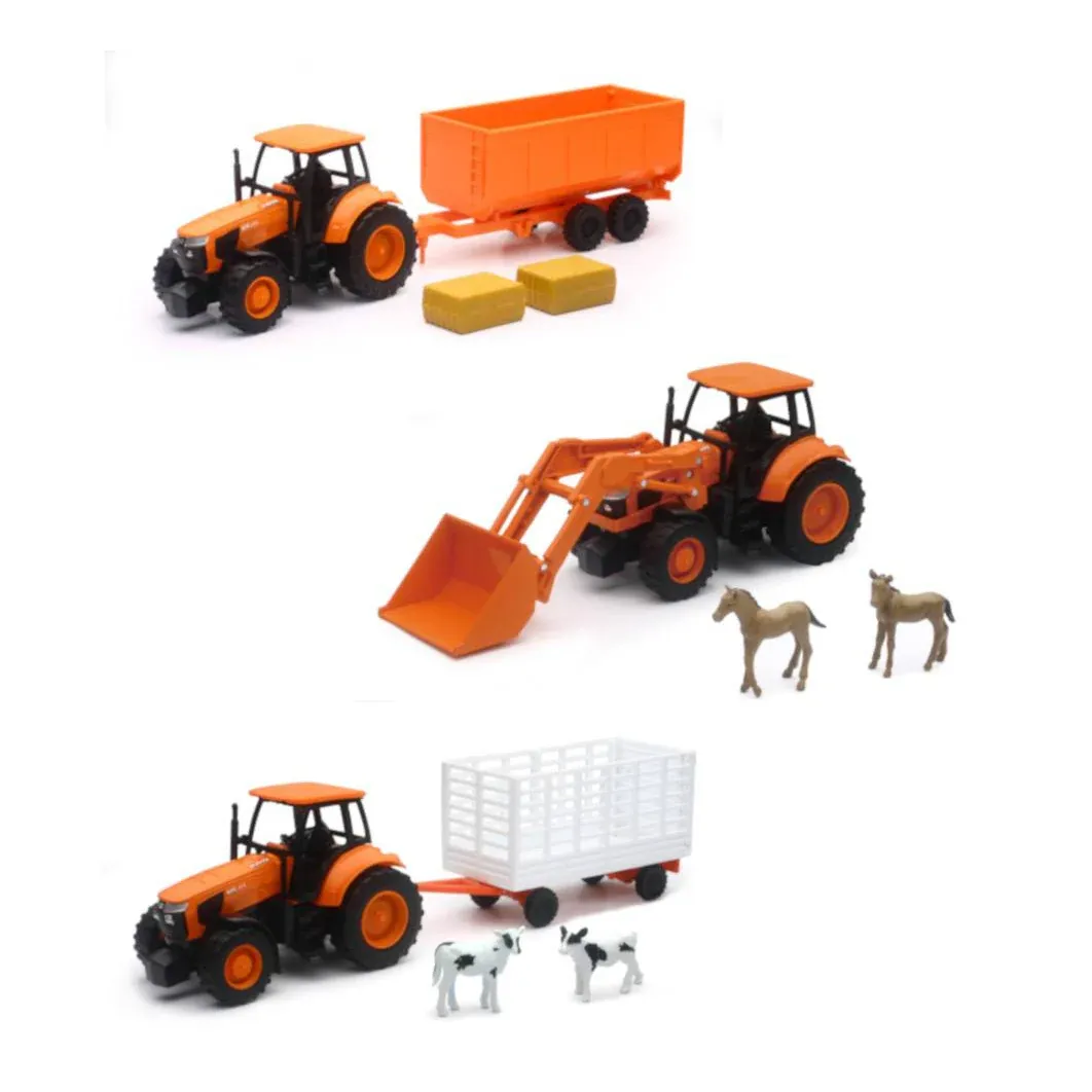 Kubota M5 Farm Tractor &amp; Trailer