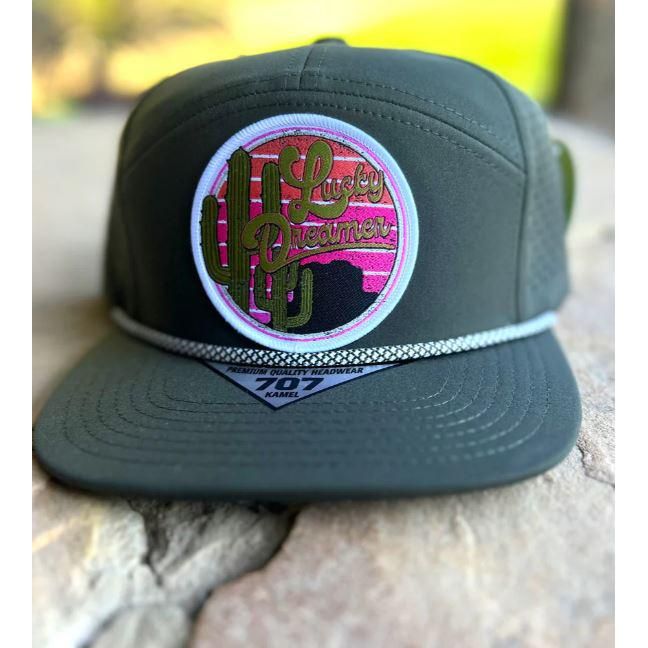 Lucky Dreamer Trucker Hat- Green