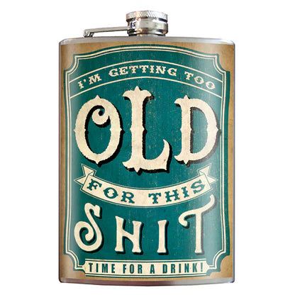 Lucky Jack I'm Getting Too Old Flask-8 oz