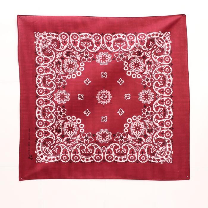M&amp;F 21x21 Traditional Bandana - Burgundy